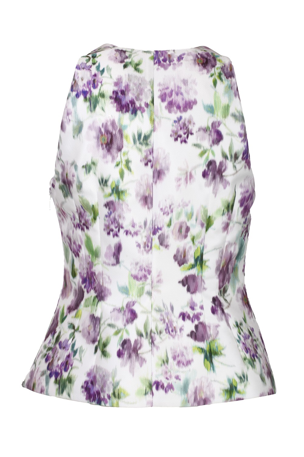 shop PHILOSOPHY Saldi Top: Philosophy top in radzmir con stampa fiori.
Fantasia floreale.
Bottoni ricamati sul fronte.
Scollo a cuore.
Senza maniche.
Chiusura posteriore con zip.
Foderato.
Composizione: 100% Poliestere. 
Fabbricato in Ungheria.. 0803 0735-A1268GLICINE number 5451903